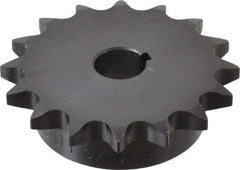 Browning - 16 Teeth, 5/8" Chain Pitch, Chain Size 50, Finished Bore Sprocket - 3/4" Bore Diam, 3.204" Pitch Diam, 3.52" Outside Diam - Best Tool & Supply