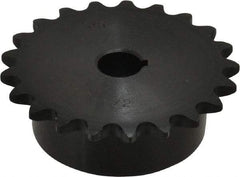 Browning - 21 Teeth, 3/8" Chain Pitch, Chain Size 35, Finished Bore Sprocket - 1/2" Bore Diam, 2.516" Pitch Diam, 2.7" Outside Diam - Best Tool & Supply