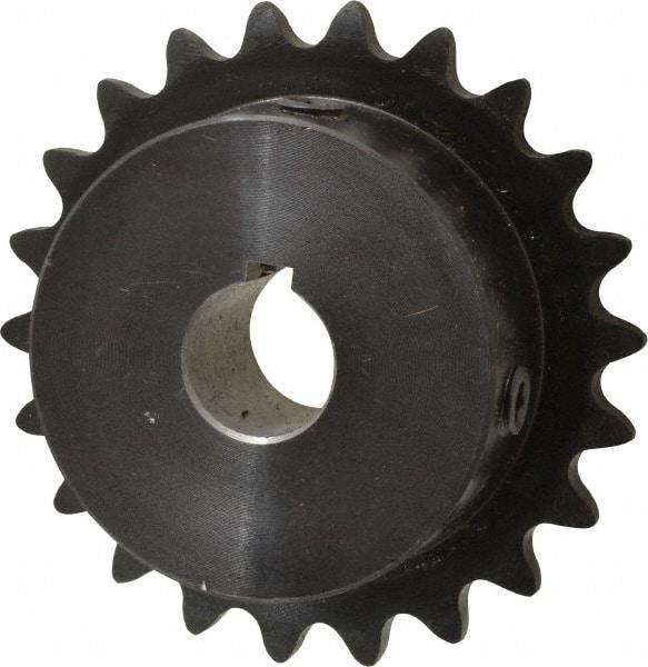 Browning - 22 Teeth, 3/8" Chain Pitch, Chain Size 35, Finished Bore Sprocket - 5/8" Bore Diam, 2.635" Pitch Diam, 2.83" Outside Diam - Best Tool & Supply