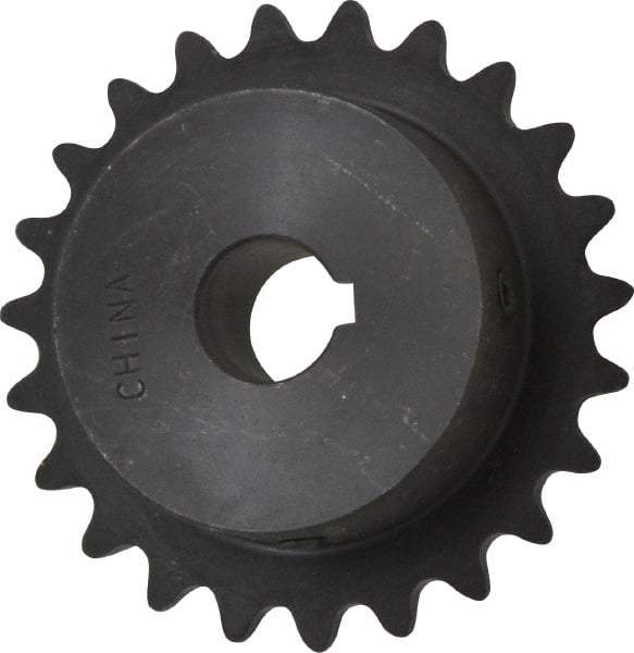 Browning - 23 Teeth, 3/8" Chain Pitch, Chain Size 35, Finished Bore Sprocket - 5/8" Bore Diam, 2.754" Pitch Diam, 2.95" Outside Diam - Best Tool & Supply