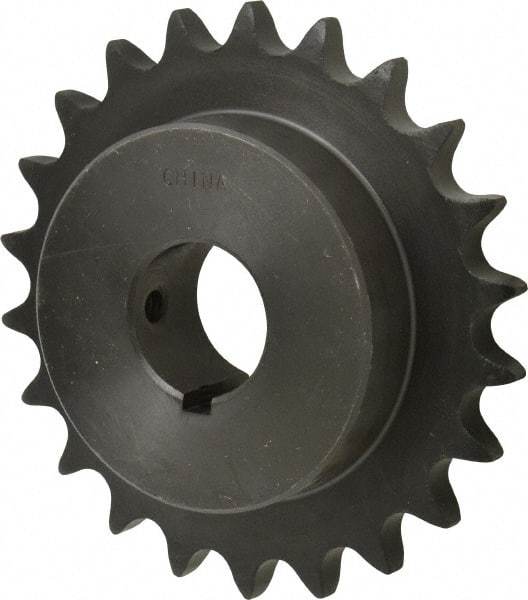 Browning - 22 Teeth, 5/8" Chain Pitch, Chain Size 50, Finished Bore Sprocket - 1-3/16" Bore Diam, 4.392" Pitch Diam, 4.72" Outside Diam - Best Tool & Supply