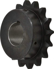 Browning - 16 Teeth, 3/4" Chain Pitch, Chain Size 60, Finished Bore Sprocket - 1-3/8" Bore Diam, 3-27/32" Pitch Diam, 4.22" Outside Diam - Best Tool & Supply