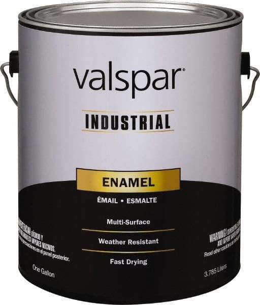 Valspar - 1 Gal Black Gloss Finish Enamel Paint - Interior/Exterior, 400 gL VOC Compliance - Best Tool & Supply