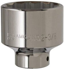 Paramount - 2-3/8", 3/4" Drive, Standard Hand Socket - 12 Points, 3-5/8" OAL - Best Tool & Supply