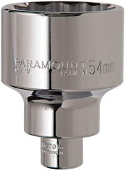 Paramount - 3/4" Drive, Standard Hand Socket - 12 Points, 3-13/64" OAL, Steel, Chrome Finish - Best Tool & Supply