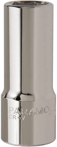 Paramount - 7/8", 3/4" Drive, Deep Hand Socket - 6 Points, 3-1/2" OAL, Steel, Chrome Finish - Best Tool & Supply