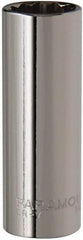 Paramount - 5/8", 3/8" Drive, Deep Hand Socket - 12 Points, 2-1/2" OAL, Steel, Chrome Finish - Best Tool & Supply