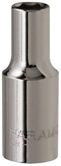 Paramount - 5/16", 3/8" Drive, Deep Hand Socket - 6 Points, 1-15/16" OAL, Steel, Chrome Finish - Best Tool & Supply