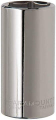 Paramount - 3/8" Drive, Deep Hand Socket - 6 Points, 2-1/2" OAL, Steel, Chrome Finish - Best Tool & Supply