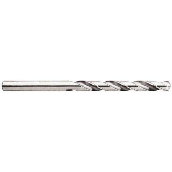 Taper Length Drill Bit: 0.2500″ Dia, 118 ° Bright/Uncoated, RH Cut, Spiral Flute, Straight Shank, Series R55