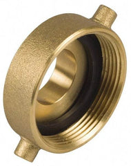 EVER-TITE Coupling Products - 2-1/2 FNST x 1-1/2 MNPS Hydrant Adapter - Brass - Best Tool & Supply