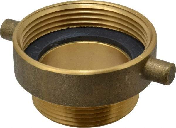 EVER-TITE Coupling Products - 3 FNST x 2-1/2 MNST Hydrant Adapter - Brass - Best Tool & Supply