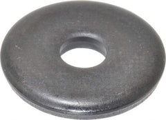 Morton Machine Works - 1/4" Screw, Grade 1020 Case Hardened Steel Fender Flat Washer - 9/32" ID x 1" OD, 1/8" Thick, Black Oxide Finish - Best Tool & Supply