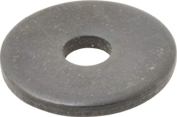 Morton Machine Works - 5/16" Screw, Grade 1020 Case Hardened Steel Fender Flat Washer - 11/32" ID x 1-1/4" OD, 1/8" Thick, Black Oxide Finish - Best Tool & Supply