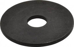 Morton Machine Works - 1/2" Screw, Grade 1020 Case Hardened Steel Fender Flat Washer - 17/32" ID x 2" OD, 1/8" Thick, Black Oxide Finish - Best Tool & Supply