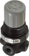 Norgren - 1/8" NPT Relief Valve - 0.7 CV Rate, 21 CFM, 100 Max psi, Knob Adjustment Actuator - Best Tool & Supply