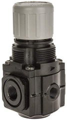 Norgren - 1/4" NPT Relief Valve - 1.6 CV Rate, 48 CFM, 150 Max psi, Knob Adjustment Actuator - Best Tool & Supply