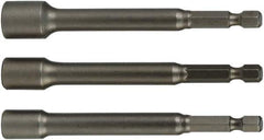 Wiha - 1/4" Drive, Nut Setter Screwdriver Bit - 6" OAL - Best Tool & Supply