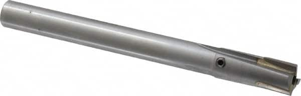 Made in USA - 7/16" Diam, 3/8" Shank, Diam, 3 Flutes, Straight Shank, Interchangeable Pilot Counterbore - Best Tool & Supply