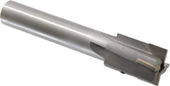 Made in USA - 1-3/8" Diam, 1" Shank, Diam, 4 Flutes, Straight Shank, Interchangeable Pilot Counterbore - 6-5/8" OAL, Bright Finish, Carbide-Tipped - Best Tool & Supply