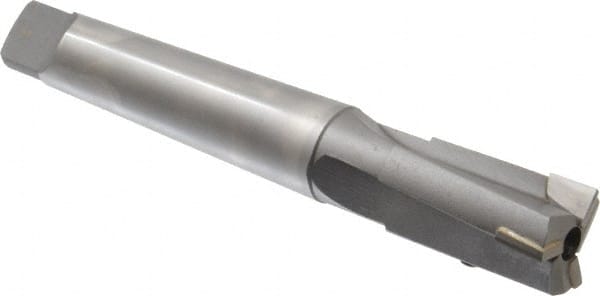 Made in USA - 1-1/16" Diam, 3 Flutes, Morse Taper Shank, Interchangeable Pilot Counterbore - Best Tool & Supply