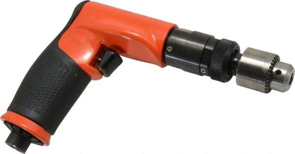 Dotco - 1/4" Keyed Chuck - Pistol Grip Handle, 1,000 RPM, 0.4 hp, 90 psi - Best Tool & Supply