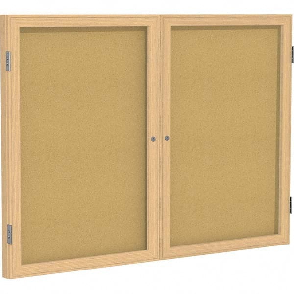 Ghent - Cork Bulletin Boards Style: Enclosed Cork Bulletin Boards Color: Natural Cork - Best Tool & Supply