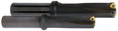 Kyocera - 2.91" Max Drill Depth, 3xD, 31/32" Diam, Indexable Insert Drill - 2 Inserts, 1" Shank Diam, Whistle Notch Shank - Best Tool & Supply