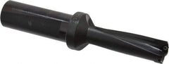 Kyocera - 1.87" Max Drill Depth, 3xD, 5/8" Diam, Indexable Insert Drill - 2 Inserts, 3/4" Shank Diam, Whistle Notch Shank - Best Tool & Supply