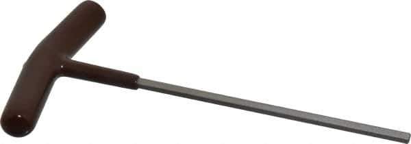 Paramount - 5/32" Hex, T-Handle Cushion Grip, Hex Key - 6" OAL, Steel, Inch System of Measurement - Best Tool & Supply