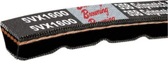 Browning - Section 3VX, 3/8" Wide, 118" Outside Length, Gripnotch V-Belt - Rubber Compound, 358 Gripnotch, No. 3VX1180 - Best Tool & Supply