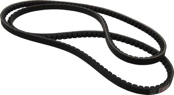 Browning - Section AX, 1/2" Wide, 65" Outside Length, Gripnotch V-Belt - Rubber Compound, Gripnotch, No. AX63 - Best Tool & Supply