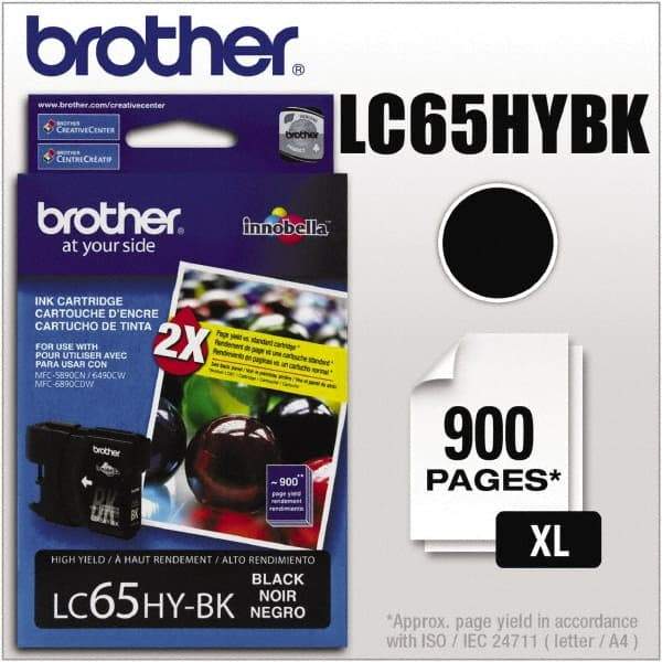 Brother - Black Ink Cartridge - Use with Brother MFC-5890CN, 5895CW, 6490CW, 6890CDW - Best Tool & Supply