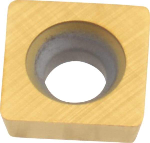 Kennametal - SPEB322 Grade KC725M Carbide Milling Insert - TiN/TiCN/TiN Finish, 0.1252" Thick, 0.3752" Inscribed Circle, 0.8mm Corner Radius - Best Tool & Supply