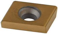 Kennametal - CDE322 Grade KC725M Carbide Milling Insert - TiN/TiCN/TiN Finish, 0.15" Thick, 0.8mm Corner Radius - Best Tool & Supply