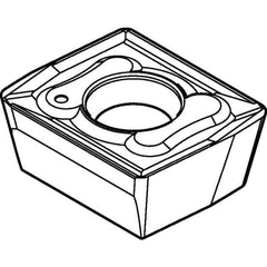 Kennametal - ACET150612 GC Grade KC725M Carbide Milling Insert - TiN/TiCN/TiN Finish, 1/4" Thick, 1.2mm Corner Radius - Best Tool & Supply