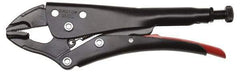 Proto - 9-7/16" OAL Standard Jaw Locking Pliers - 1/2" Jaw Width, 1-25/32" Jaw Depth, 2-23/64" Jaw Opening, Standard Handle - Best Tool & Supply