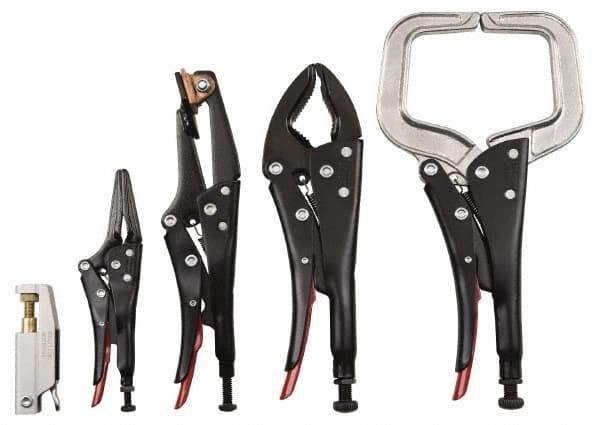 Proto - 5 Piece Welding Locking Plier Set - Comes in Plastic Pouch - Best Tool & Supply