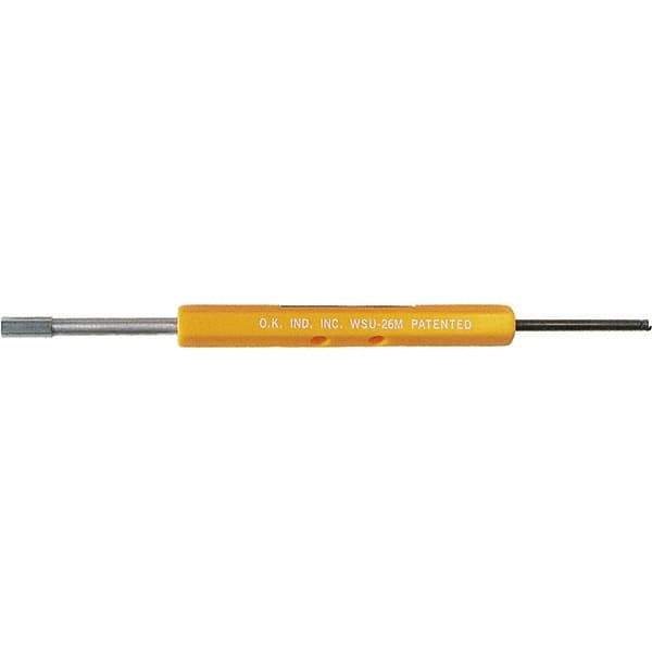 OK Industries - 26 AWG, Plastic, Hand Turning Wire Wrapping and Unwrapping Tool - Noninsulated, 1-1/2 Inch Deep - Best Tool & Supply