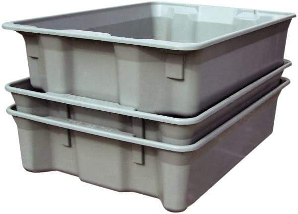 MFG Tray - 500 Lb Load Capacity White Fiberglass Tote Container - Stacking, Nesting, 42-1/2" Long x 20" Wide x 14.3" High - Best Tool & Supply