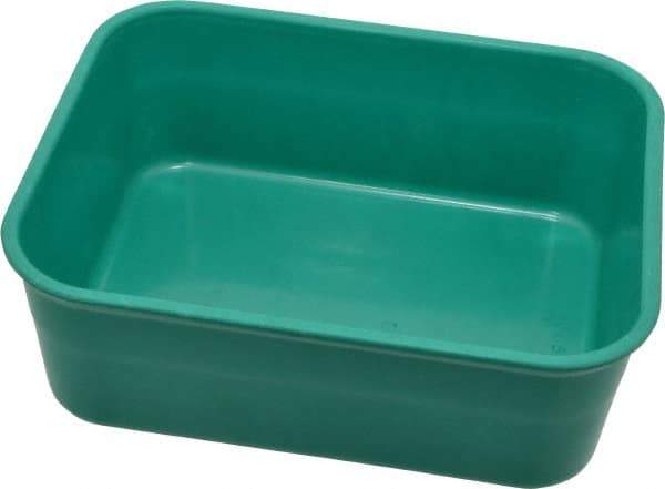 LEWISBins+ - 300 Lb Load Capacity Green Fiberglass Tote Container - Stacking, Nesting, 6.3" Long x 4.9" Wide x 2.1" High - Best Tool & Supply