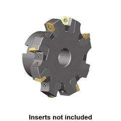 Kennametal - Shell Mount Connection, 0.551" Cutting Width, 1.2563" Depth of Cut, 125mm Cutter Diam, 1.2598" Hole Diam, 8 Tooth Indexable Slotting Cutter - KSSM Toolholder, SP.T 10T3.. Insert, Neutral Cutting Direction - Best Tool & Supply