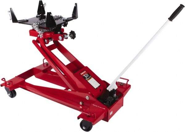 Sunex Tools - 3,000 Lb Capacity Transmission Jack - 8.62 to 36.62" High, 43-1/2" Chassis Length - Best Tool & Supply