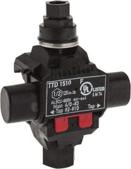 Ideal - 10 to 2 (Tap), 3 to 4/0 (Run) AWG Compatible, Tap Connector - 2.2" OAL x 1.8" OAW x 3.1" OAH - Best Tool & Supply