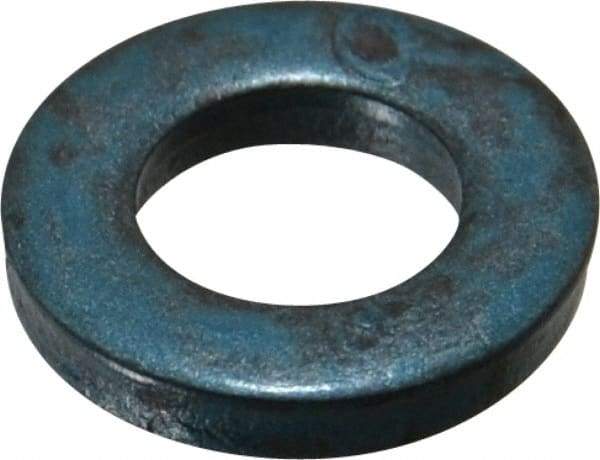 Metric Blue - M8 Screw, Alloy Steel Standard Flat Washer - 9.32mm ID x 17.75mm OD, 3mm Thick - Best Tool & Supply