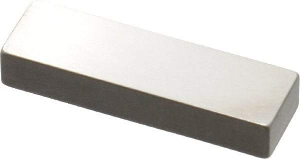 Mitutoyo - 0.19" Rectangular Steel Gage Block - Accuracy Grade AS-1, Includes Certificate of Inspection - Best Tool & Supply