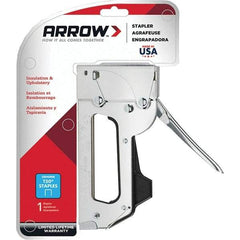 Arrow - Manual Staple Gun - Chrome Plated Steel - Best Tool & Supply