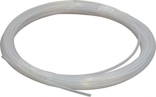 Parker - 1/8" ID x 3/16" OD, 1/32" Wall Thickness, 50' Long, PTFE FEP Tube - Natural, 196 Max psi - Best Tool & Supply