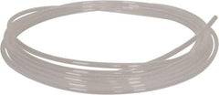 Parker - 1/2" ID x 9/16" OD, 1/32" Wall Thickness, 50' Long, PTFE FEP Tube - Natural, 65 Max psi - Best Tool & Supply