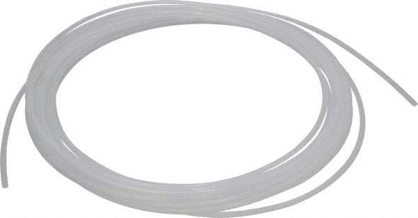 Parker - 3/16" ID x 1/4" OD, 1/32" Wall Thickness, 50' Long, PTFE PFA Tube - Natural, 196 Max psi - Best Tool & Supply